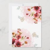 Invitation elegant floral illustrations (Dos)
