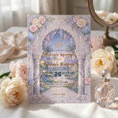 Invitation Elegant Floral Islamic Wedding