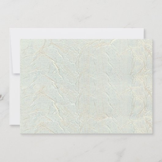 Invitation Élégant Floral Rustic Bow élégant Mariage moderne (Dos)