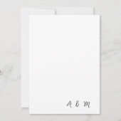 Invitation Elégant Floral Rustic I Do BBQ Engagement Party (Dos)