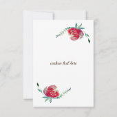 Invitation Élégant, Floral Serez-vous ma servante d'honneur (Dos)