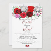 Invitation Elegant Floral Wedding (Devant)