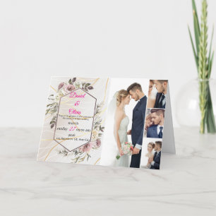 Invitation Elegant Floral Wedding