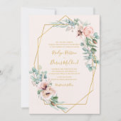 Invitation Élégant flou | Pastel Mariage traditionnel (Devant)