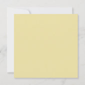 Invitation Élégant Foliage Géométrique Ménage (Dos)