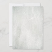 Invitation Elégant Foliage Gold Ancre & Fête des mariées de c (Dos)