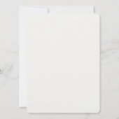 Invitation Élégant Foliage Mariage moderne (Dos)