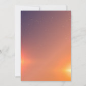 Invitation Élégant Frame Or Festive (Dos)