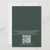 Invitation Elegant Framed Peonies Elegant QR Code Wedding (Dos)