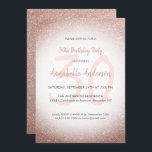Invitation Élégant Glam Rose Rose Gold Sparkle 30e anniversai<br><div class="desc">Célébrez votre fête d'anniversaire avec ce Glam moderne élégant Rose Rose or Parties scintillant étincelante Carte d'anniversaire Invitation.</div>