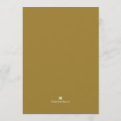 Invitation Elegant Gold Botanicals Christmas Party (Dos)