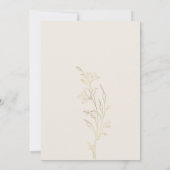 Invitation Elegant Gold Floral Islamic Wedding Nikah (Dos)