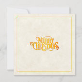 Invitation Elegant Gold & Poinsettia Christmas Party (Dos)