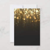 Invitation Elegant Gold Sparkles | New Years Eve Party  (Dos)