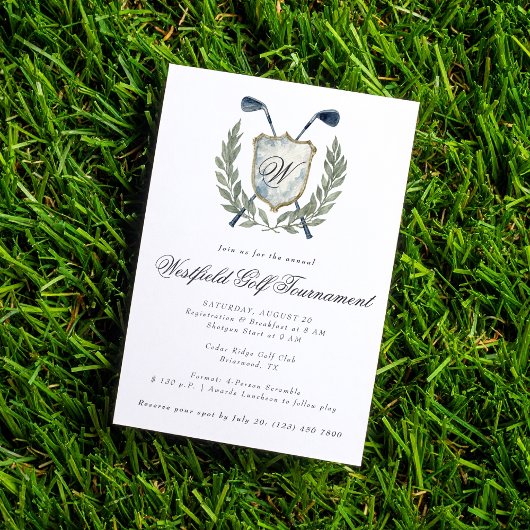 Invitation Elégant Golf Tournament Country Club