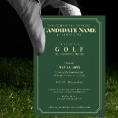 Invitation Elegant Golf Tournament Fundraiser