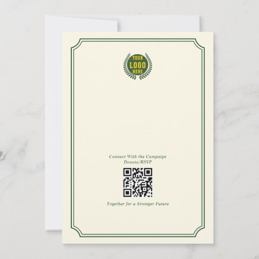 Invitation Elegant Golf Tournament Fundraiser (Dos)