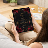 Invitation Elegant Gothic Romance Wedding 