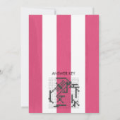 Invitation Elégant Gown Fête des mariées Word Scramble Game C (Dos)