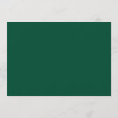 Invitation Elegant Green Christmas Eve Candlelight Service (Dos)