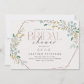 Invitation Elegant Greenery (Devant)