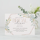 Invitation Elegant Greenery (Debout devant)