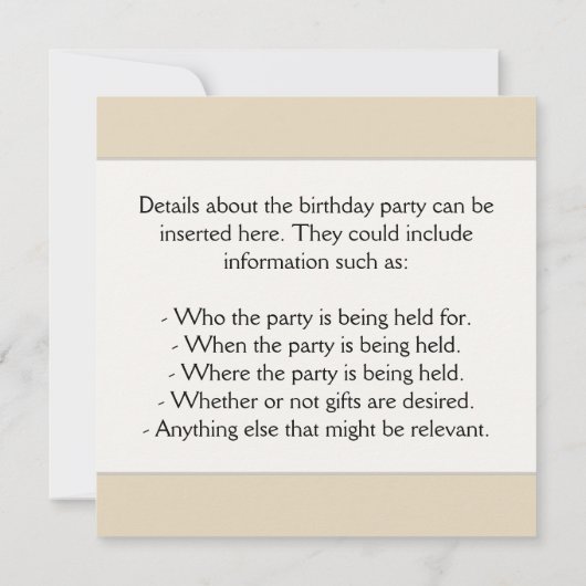 Invitation Elégant, gris, Faux Or 12ème anniversaire + Nom (Dos)