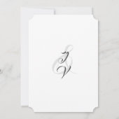 Invitation Élégant Groomsman Tuxedo (Dos)