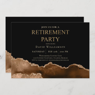 Invitation Élégant groupe de retraite Gemstone