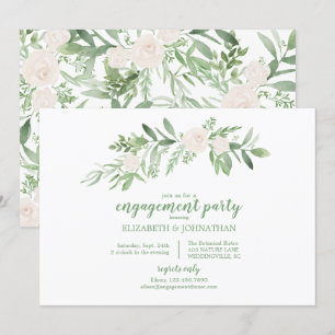 Invitation Elégant groupe d'engagement des Roses ivoiriens en