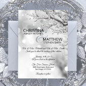 Invitation Élégant hiver Wonderland Snow Flakes MARIAGE
