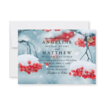 Élégant hiver Wonderland Snow Flakes mariage