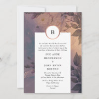 Elégant Imaginaire Floral Boho Rose or