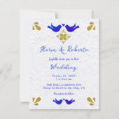 Invitation Élégant Inséparable Mariage mexicain (Devant)