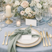 Invitation Elegant Ivory Floral Wedding Attire Card