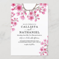 Élégant japonais cerisier fleurs Mariage floral