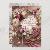 Invitation Elégant Jardin Fête Douche Célébration Design (Devant / Derrière)