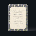 Invitation Elégant Jardin Moderne Floral Terme Bat mitzvah<br><div class="desc">Elégant Jardin Moderne Floral Terrain Bat mitzvah Invitation</div>