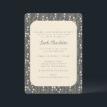 Invitation Elégant Jardin Moderne Floral Terme Bat mitzvah<br><div class="desc">Elégant Jardin Moderne Floral Terrain Bat mitzvah Invitation</div>