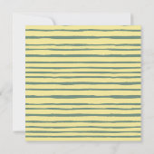 Invitation Elégant Jaune Or Floral Bridesmaid Proposition (Dos)