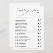 Invitation Élégant jeu de chaussures de mariage (Devant / Derrière)