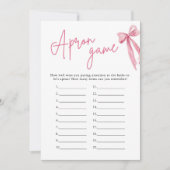 Invitation Élégant jeu de Fête des mariées de plongée rose pâ (Devant)