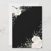 Invitation Élégant Jusqu'À La Mort Faisons-Nous Partie Mariag (Dos)