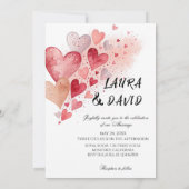 Invitation Elegant “Just Love” Wedding - Minimalist Romantic (Dos)