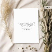 Invitation Élégant Kraft Rustique moderne, Mariage de calligr