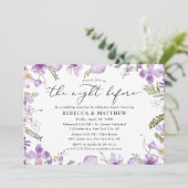 Invitation Élégant La Nuit Avant Le Dîner De La Répétition Ma (Debout devant)