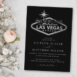 Invitation Elégant Las Vegas Destination Mariage<br><div class="desc">Célébrez dans le style avec ces invitations de mariage modernes et très tendance. Ce design est facile à personnaliser avec votre libellé d'événement spécial et vos invités seront ravis quand ils reçoivent ces invitations fabuleux.</div>