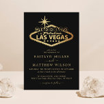 Invitation Elégant Las Vegas Destination Mariage<br><div class="desc">Célébrez dans le style avec ces invitations de mariage modernes et très tendance. Ce design est facile à personnaliser avec votre libellé d'événement spécial et vos invités seront ravis quand ils reçoivent ces invitations fabuleux.</div>