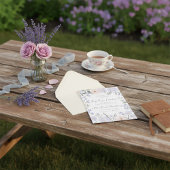 Invitation Elegant Lavender Blush Floral Wedding Shower