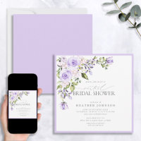 Elégant Lavender Lavender Virtual Fête des mariées